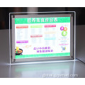 Slim Crystal Light Box High Quality Crystal Advertising Light Boxes Manufactory